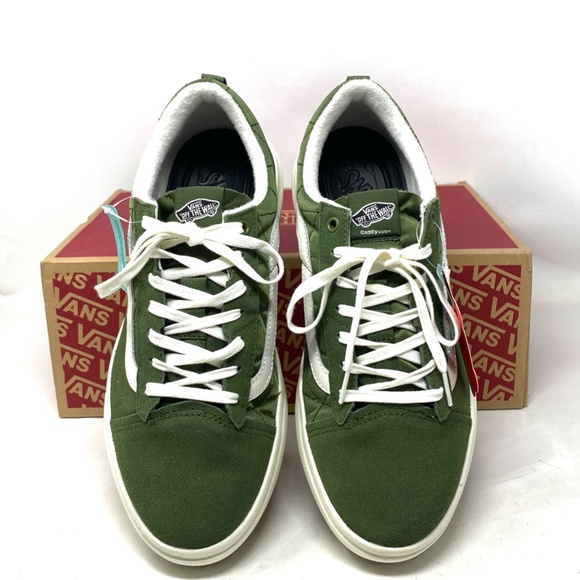 VANS Old Skool Overt Plus CC Sneakers Women’s Size Suede Green Shoes VN0A4BVLE02 - Picture 5 of 11